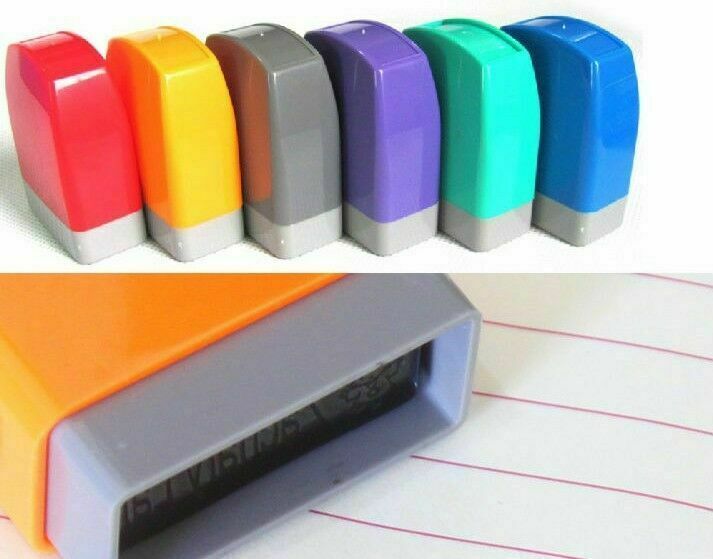 Custom Name Stamp Return Address Business Personalized Self Inking Rubber Stamps