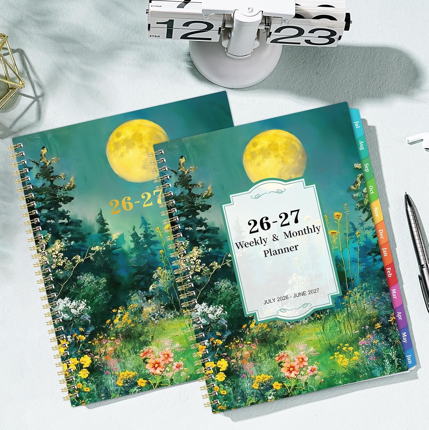 2027 Weekly Monthly Planner Diary Calendar Organizer Schedule Daily Planner