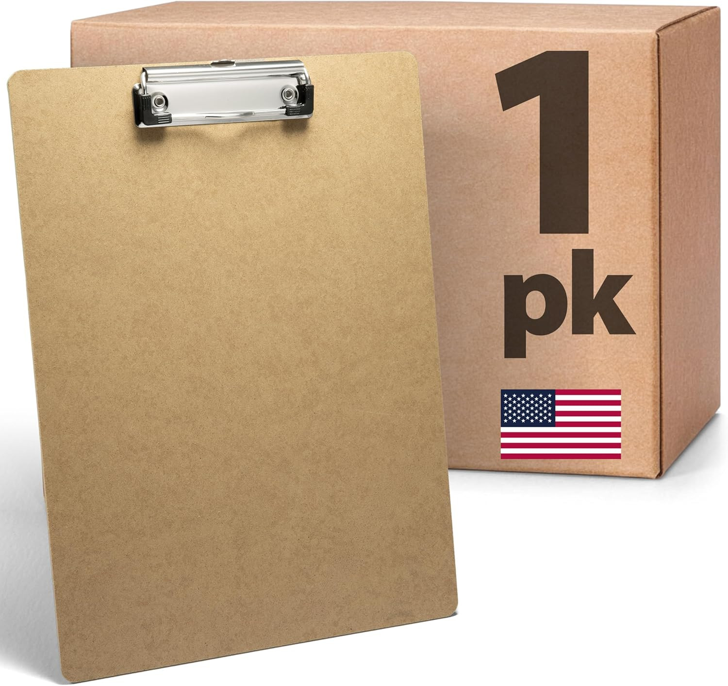Recycled Wood Clipboard, Letter Size, Low Profile Clip, 9 X 12.5