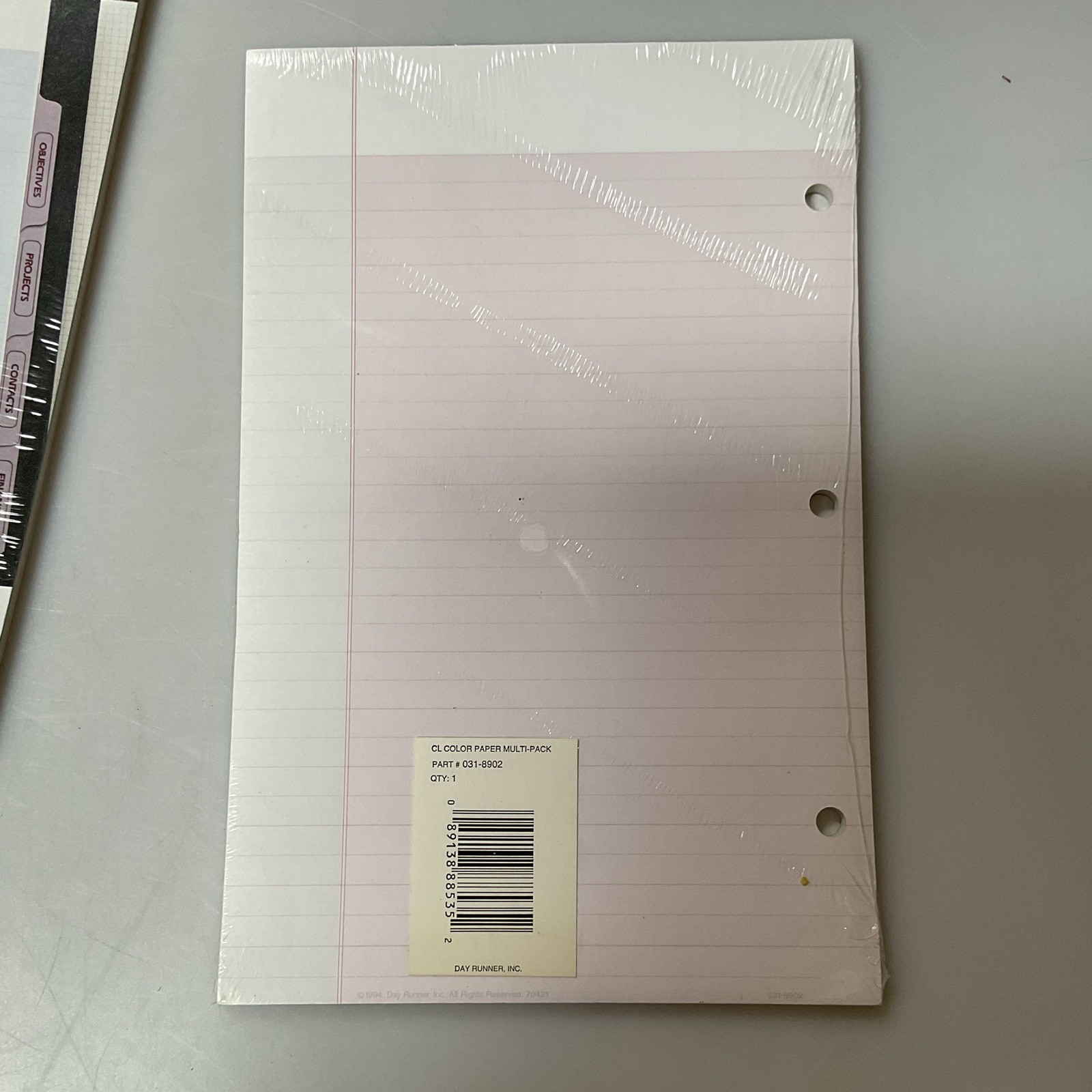 Day Runner Designer Note Paper Refill 3 Pack 30 Sheets Assorted Blue Yellow Rose