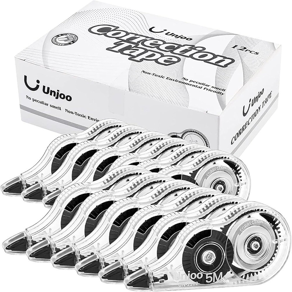 Easy to Use Correction Tape for Instant Corrections at School or Office 12 Pack