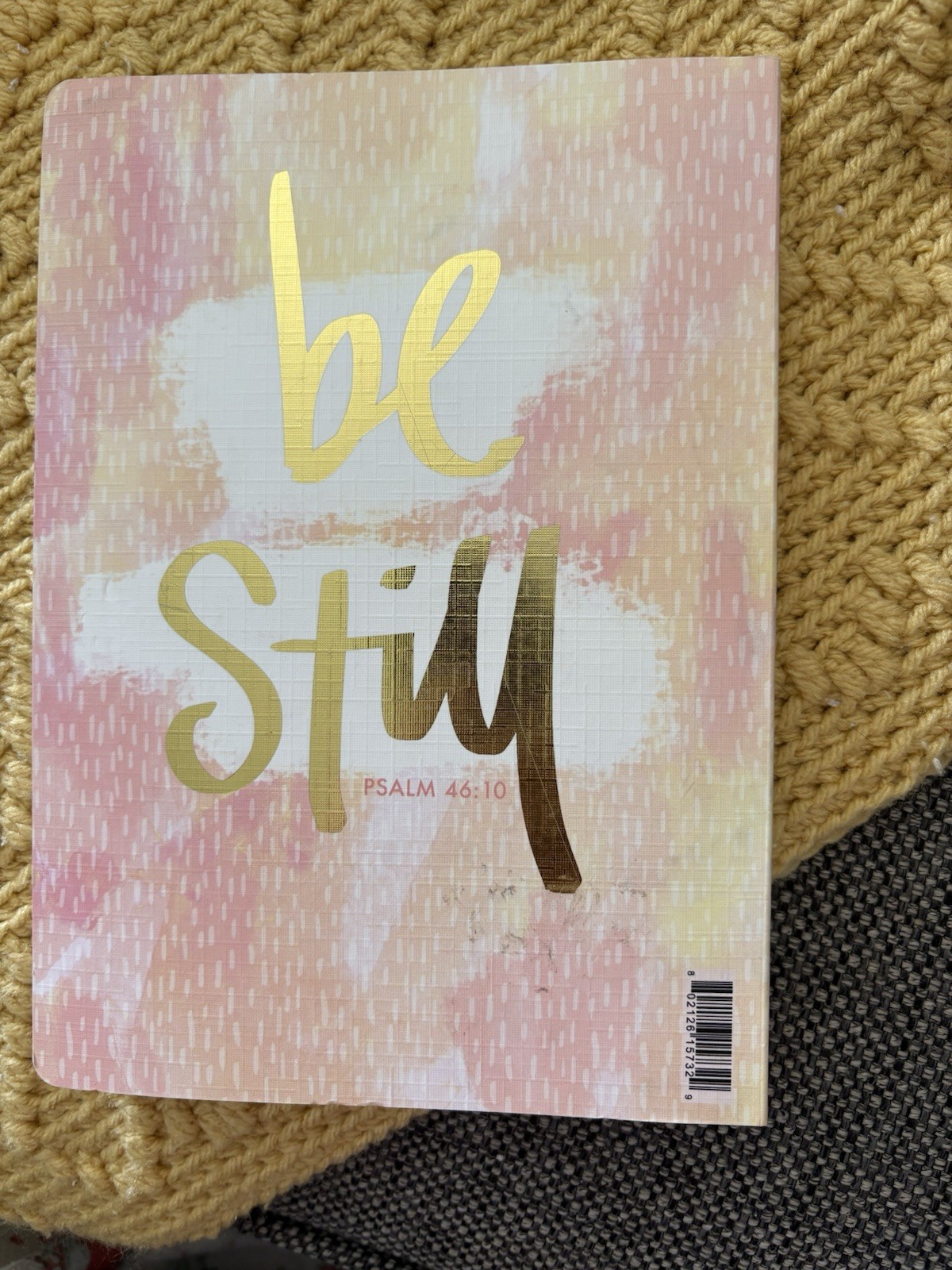 Punch Studio Be Still Faith Journal Psalm 46:10 Illustrated Full Color Pages