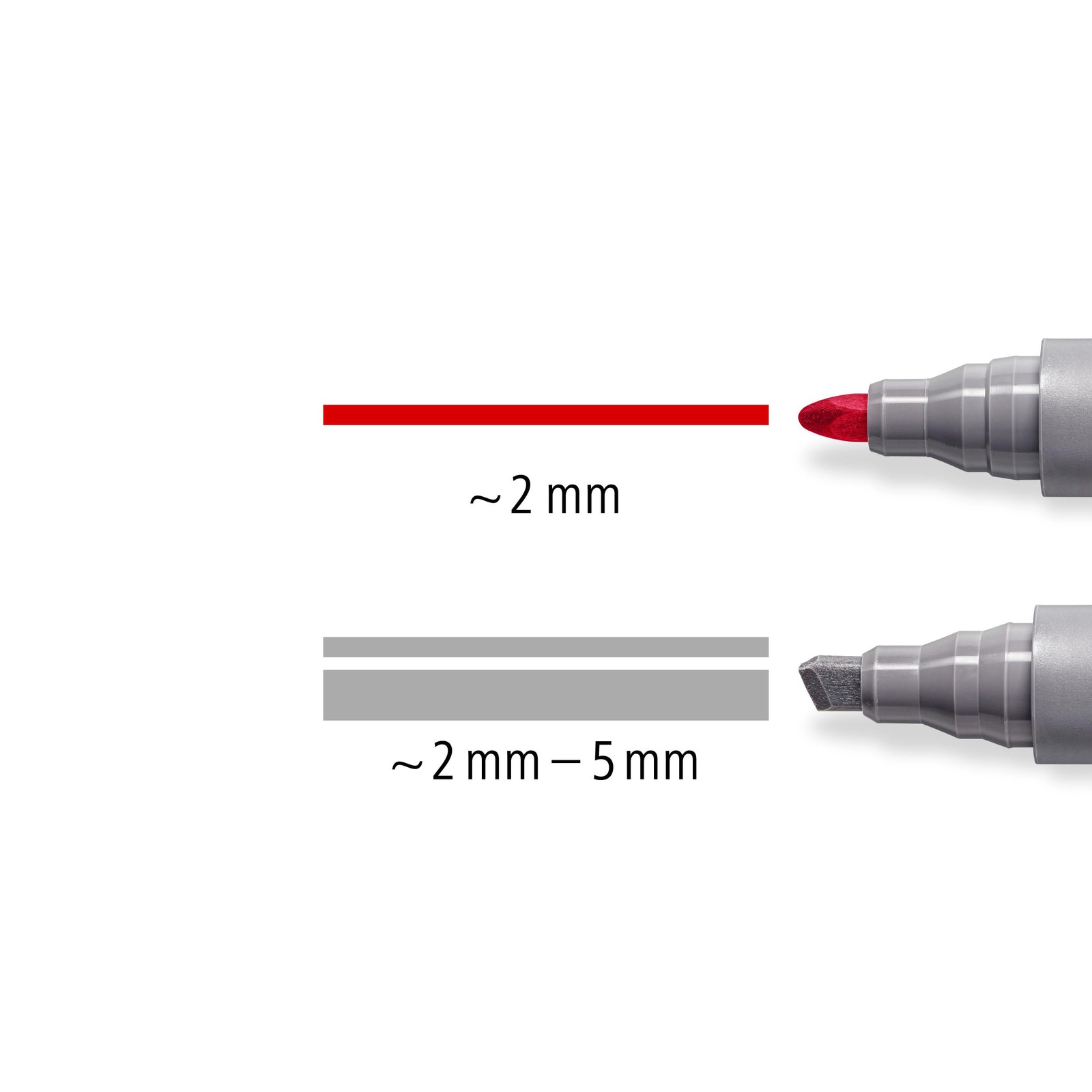 8 PCS Lumocolor Flipchart Marker Assorted Colors 2.0mm 5.0mm Bullet Chisel