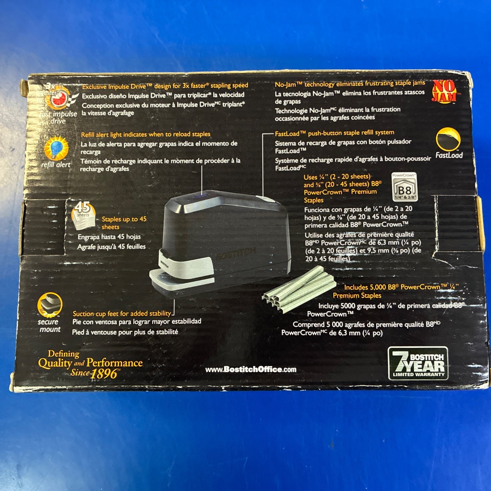 Stanley Bostitch Professional B8 Impulse 45 Electric Stapler B8E-VALUE NEW