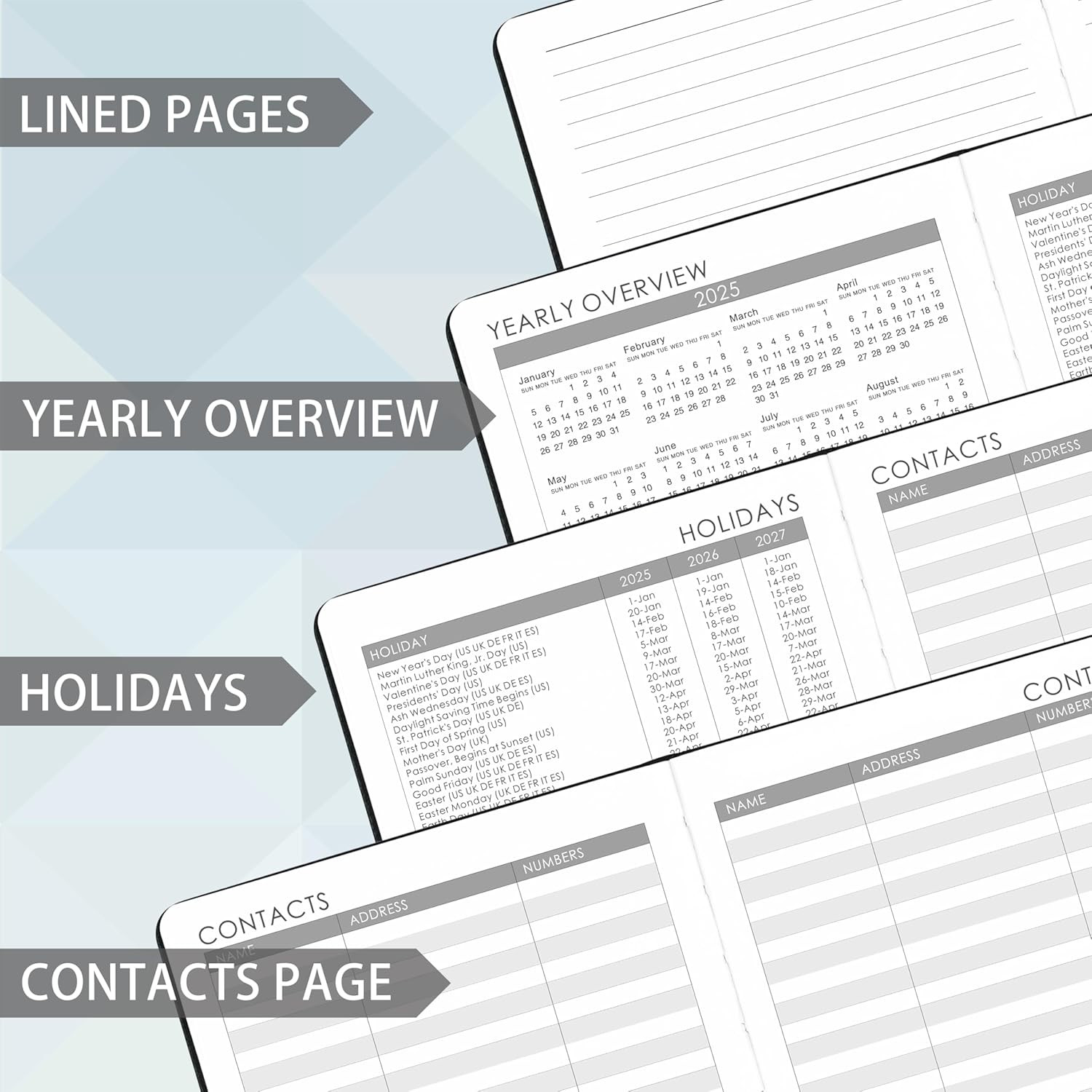 2025-2026 Planner – Academic Planner 2025-2026, 2025-2026 Weekly Monthly Planner