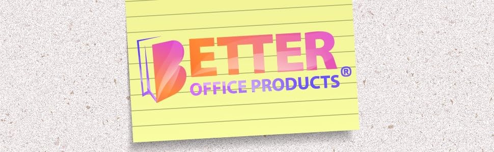 Better Office Products Spiral Notebooks 3-Subject, 6 Pack, College Rule, 120