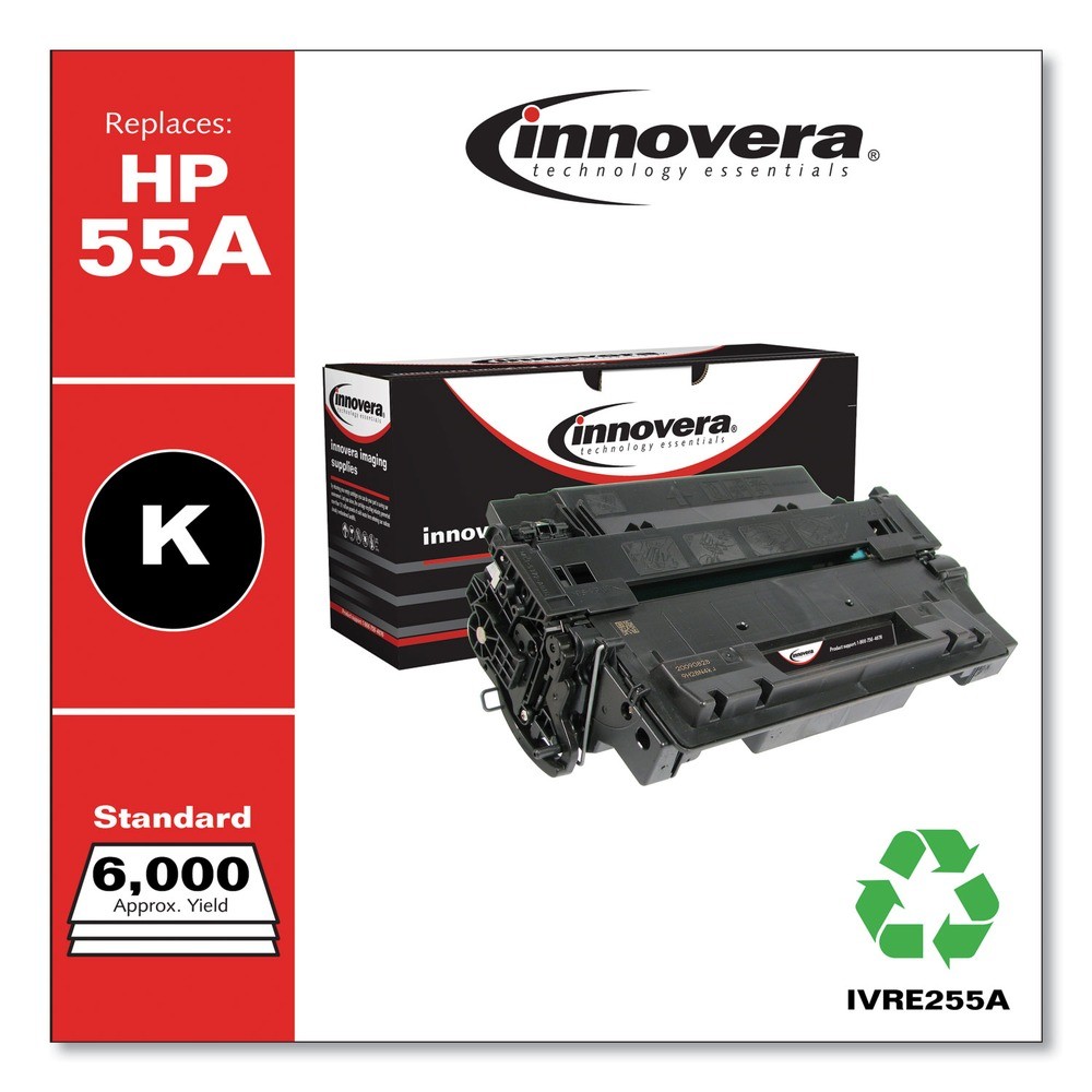 Innovera E255A Remanufactured Ce255a Toner – Black New