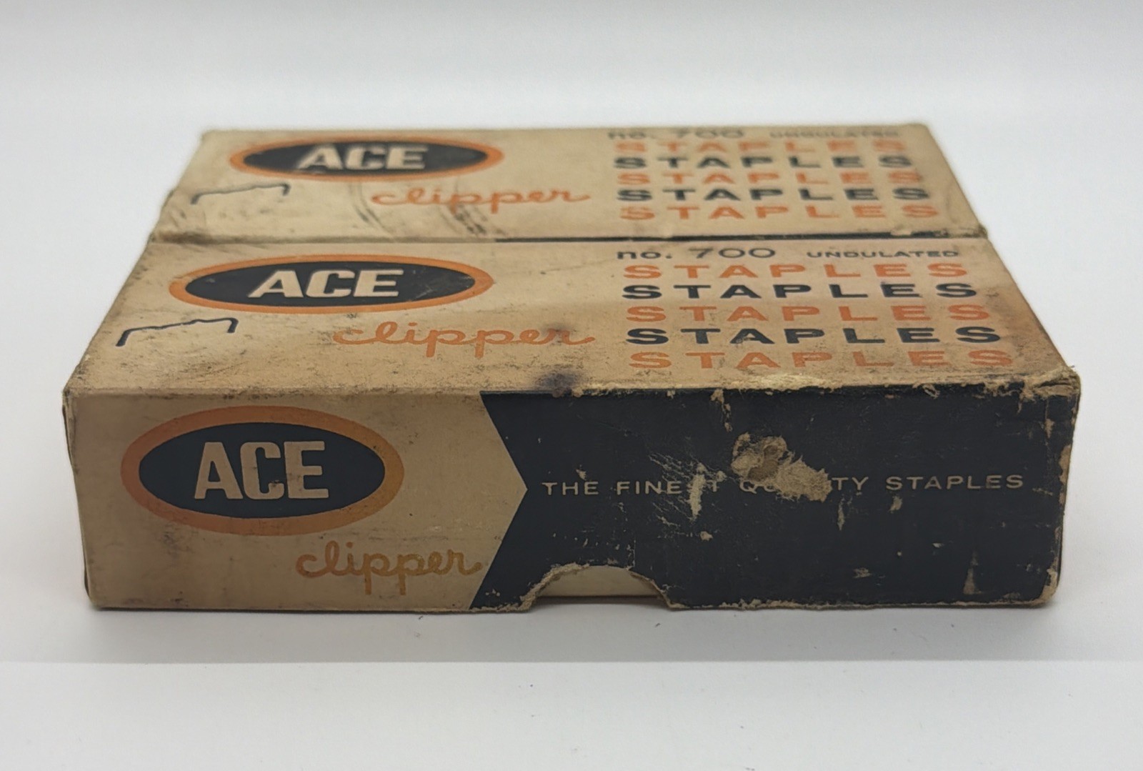 2x Ace Clipper Staples No. 700 Undulated 5000 Original Box Victoria St Chicago