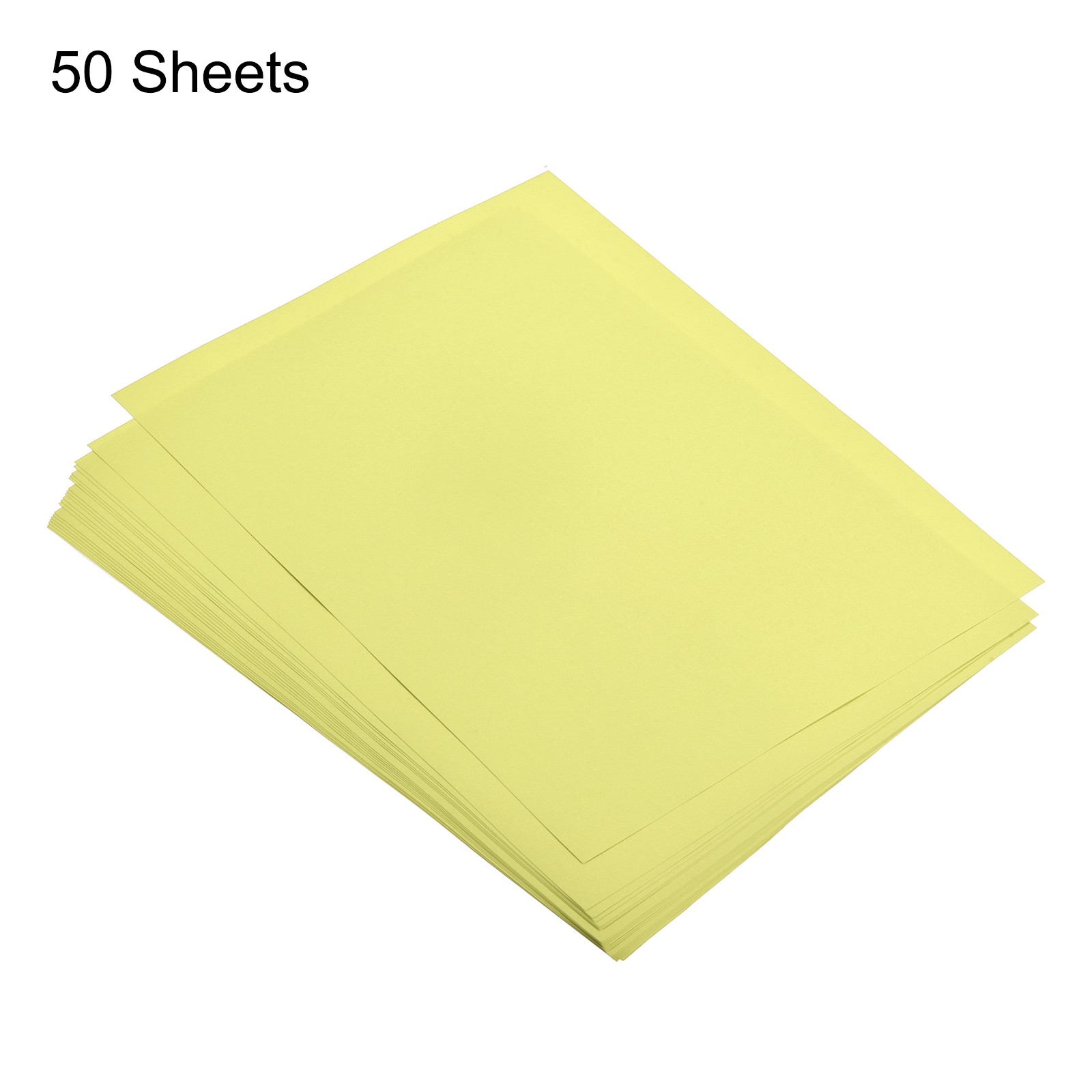 Colored Copy Paper 8.3×5.8 Inch 80gsm Light Yellow 50 Sheets