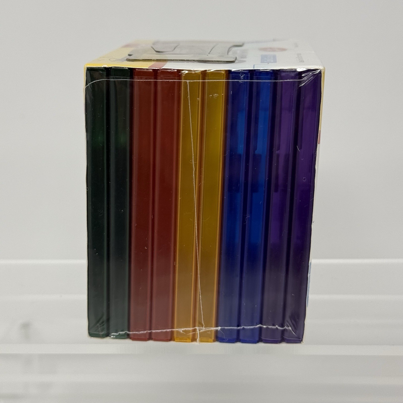 Memorex – 10 Pack Rainbow Color Variety Mini DVD Cases – New & Sealed