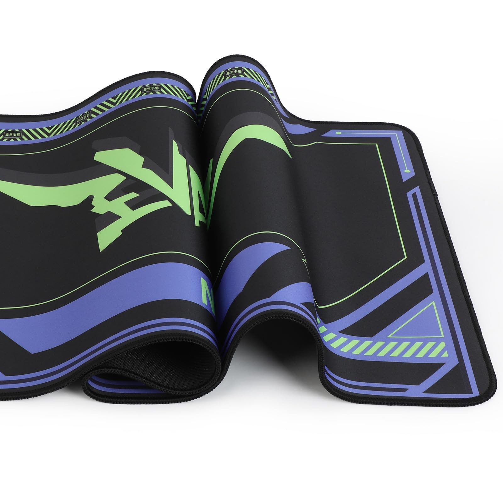 Mouse pad – Inspired by NERV & Evangelion Sci-Fi 35.4L x 15.7W inches, Purple
