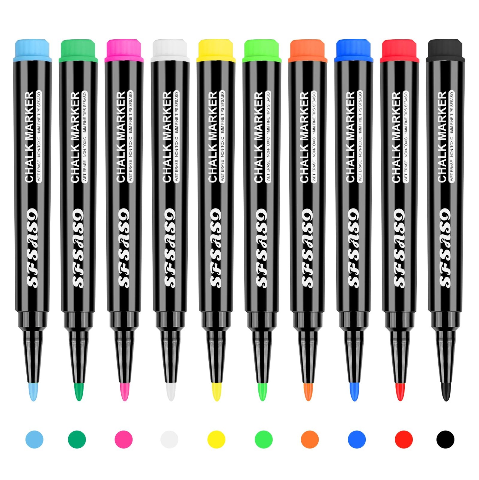 Liquid Chalk Markers for Acrylic Fridge Calendar Planning Board, Clear Glass