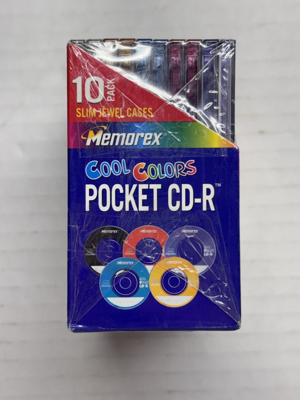 2 sealed Memorex Pocket CD-RW 24x 210 MB 24-min Blank Mini Discs 10 Pack. BONUS