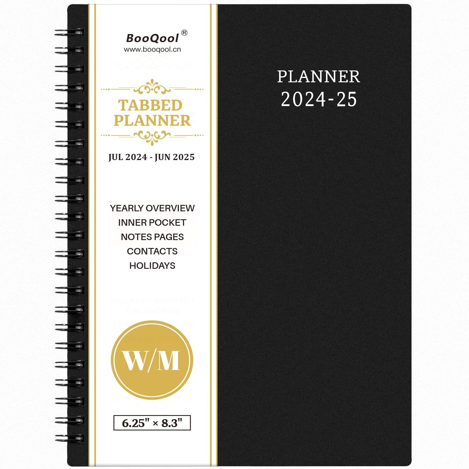 Planner 2024-2025 – July 2024 – June 2025, 2024-2025 Academic Planner with 12…