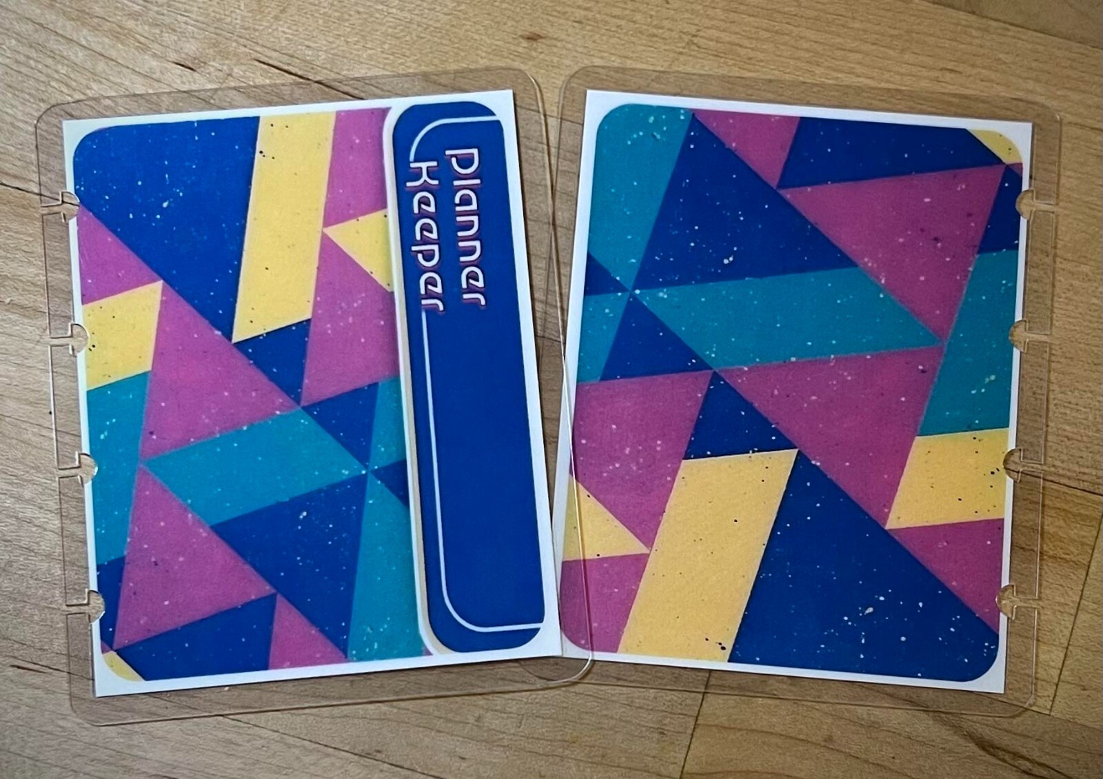 Planner Keeper Retro Trapper 80s Cover Set 4 use w/ MICRO Happy Planner Notes-