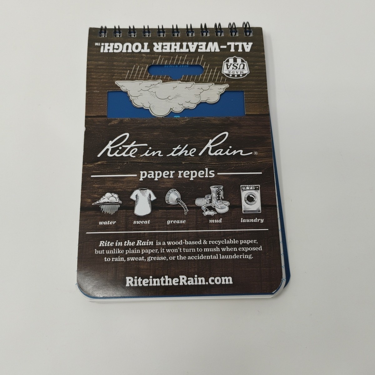 Rite In The Rain 4×6 All Weather Notebook & Zippered Cover + Wet and Dry Pen