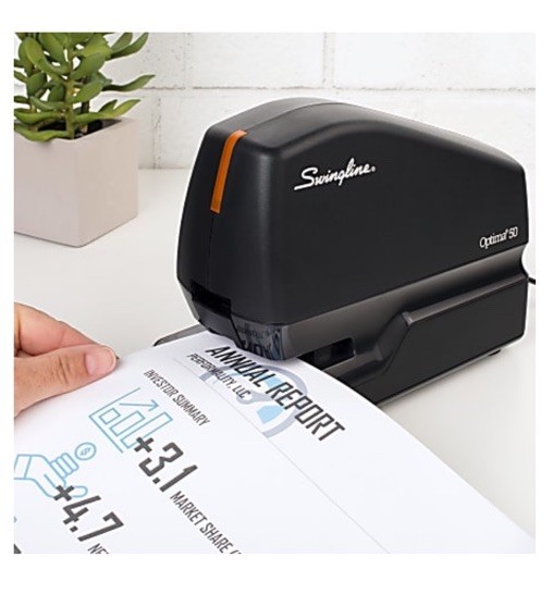 NEW – Swingline Optima 50 Electric Stapler Value Pack Includes Staples, Remover