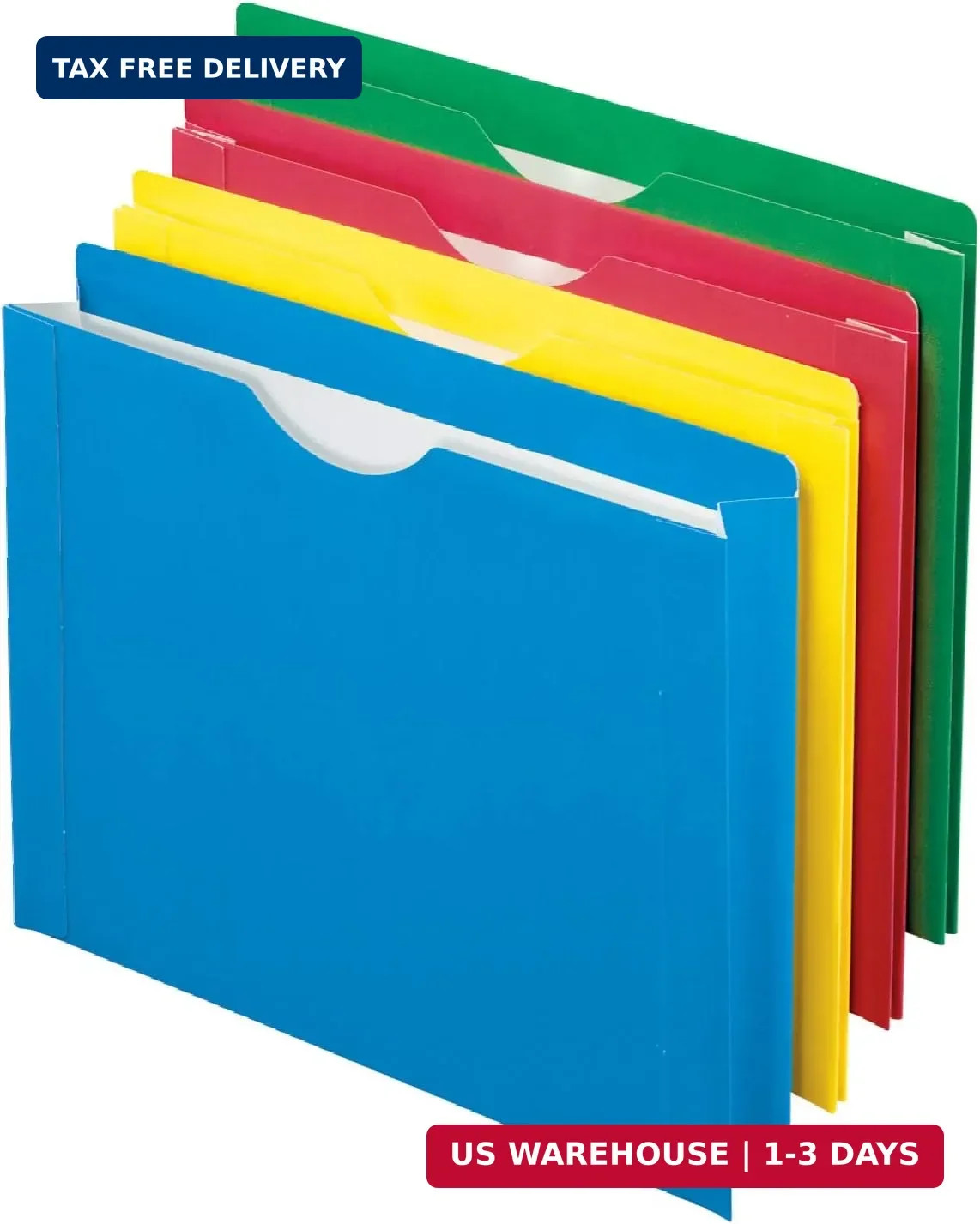 Pendaflex Color Reinforced File Jacket, 2-Inch Expanding Jacket, Letter Size, As