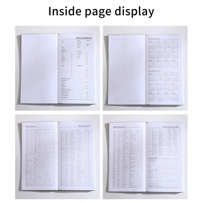 2025 Weekly Pocket Planner Agenda Calendar Office Appointment Diary Notebooks