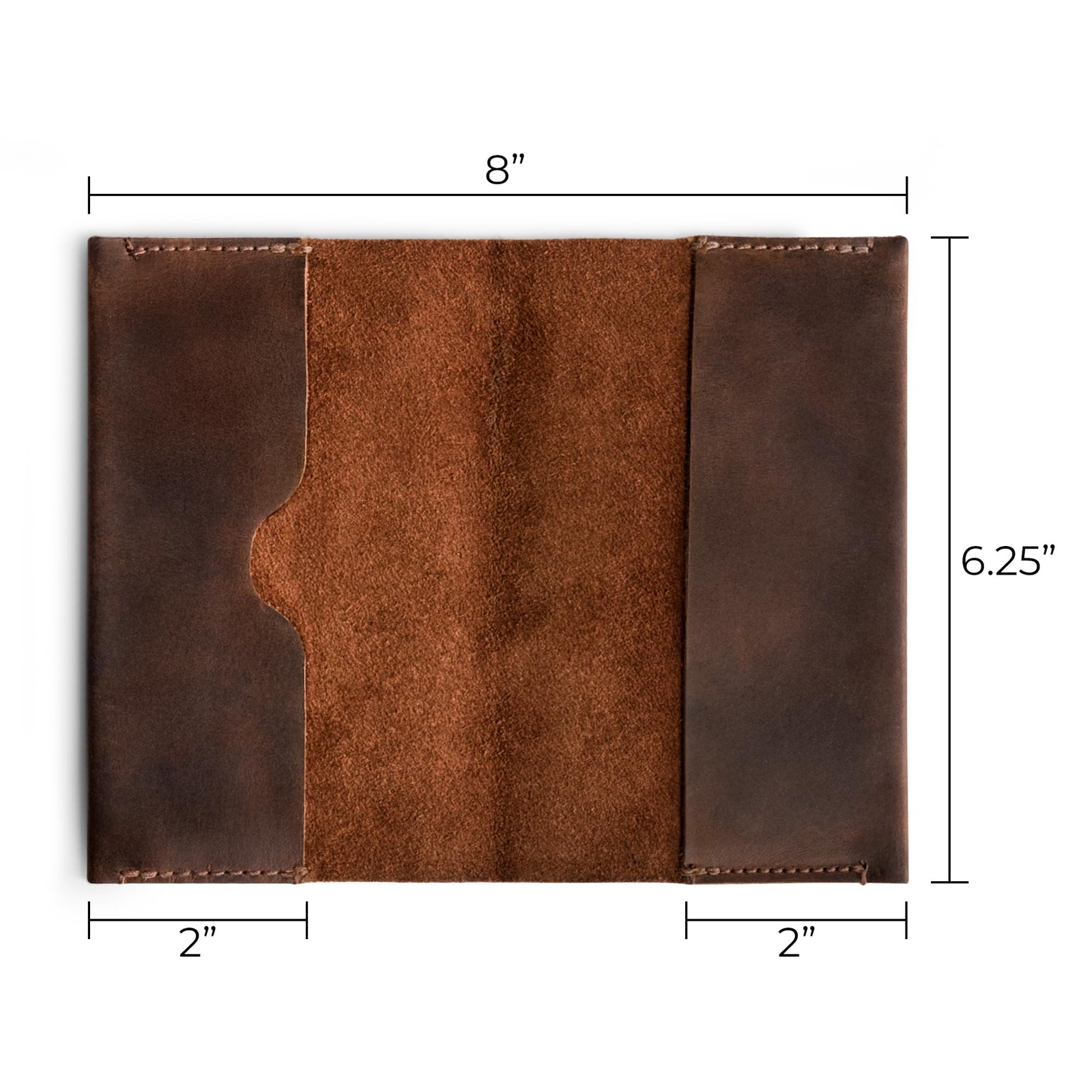 Memo Book Cover 3.5 x 5.5 in. Full Grain Leather – Compatible with Field Notes