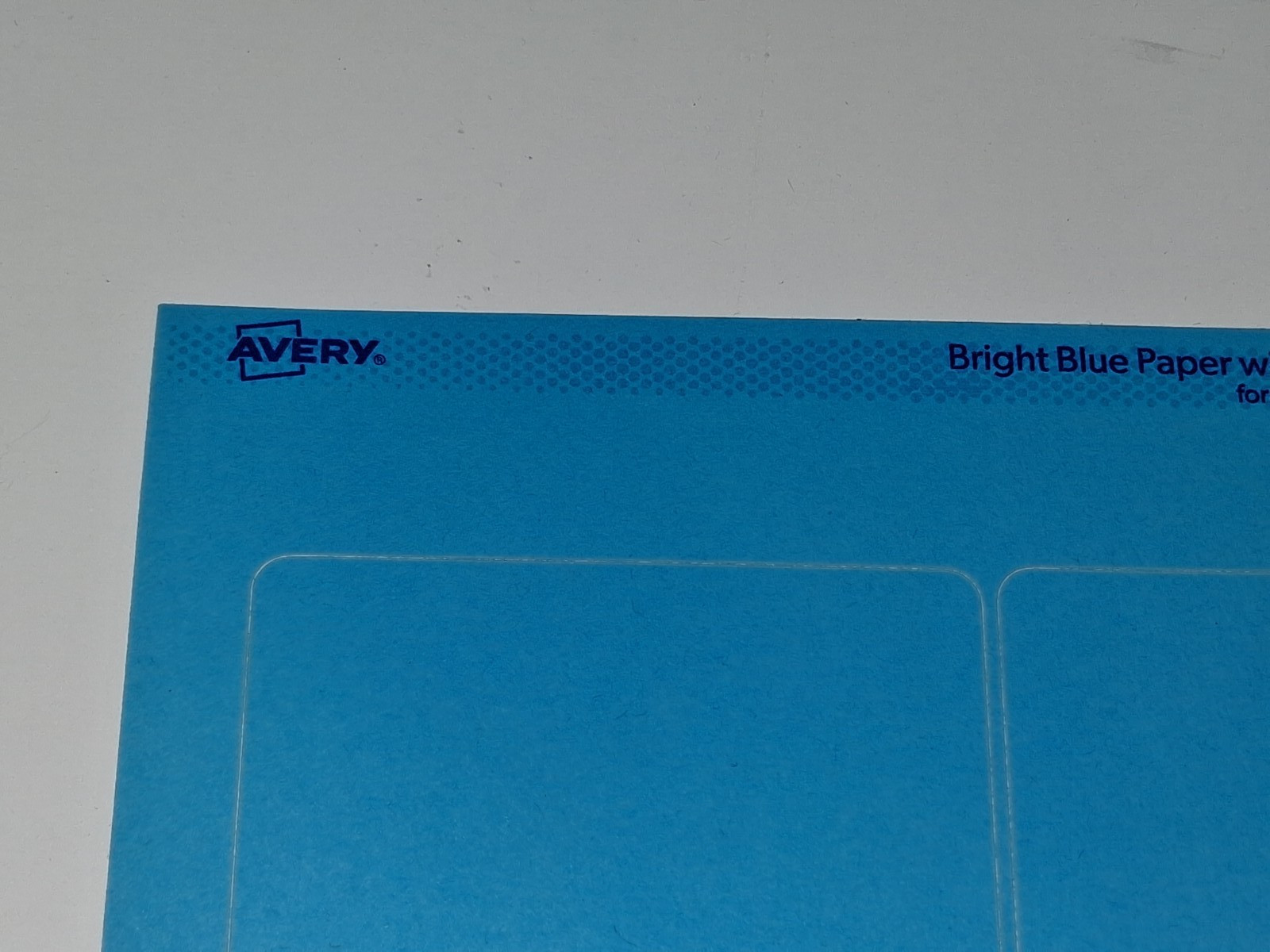 1350 Avery 2″ x 4.5″ Rectangle Labels 225 Sheet Bright Blue Paper Presta T00-1XS