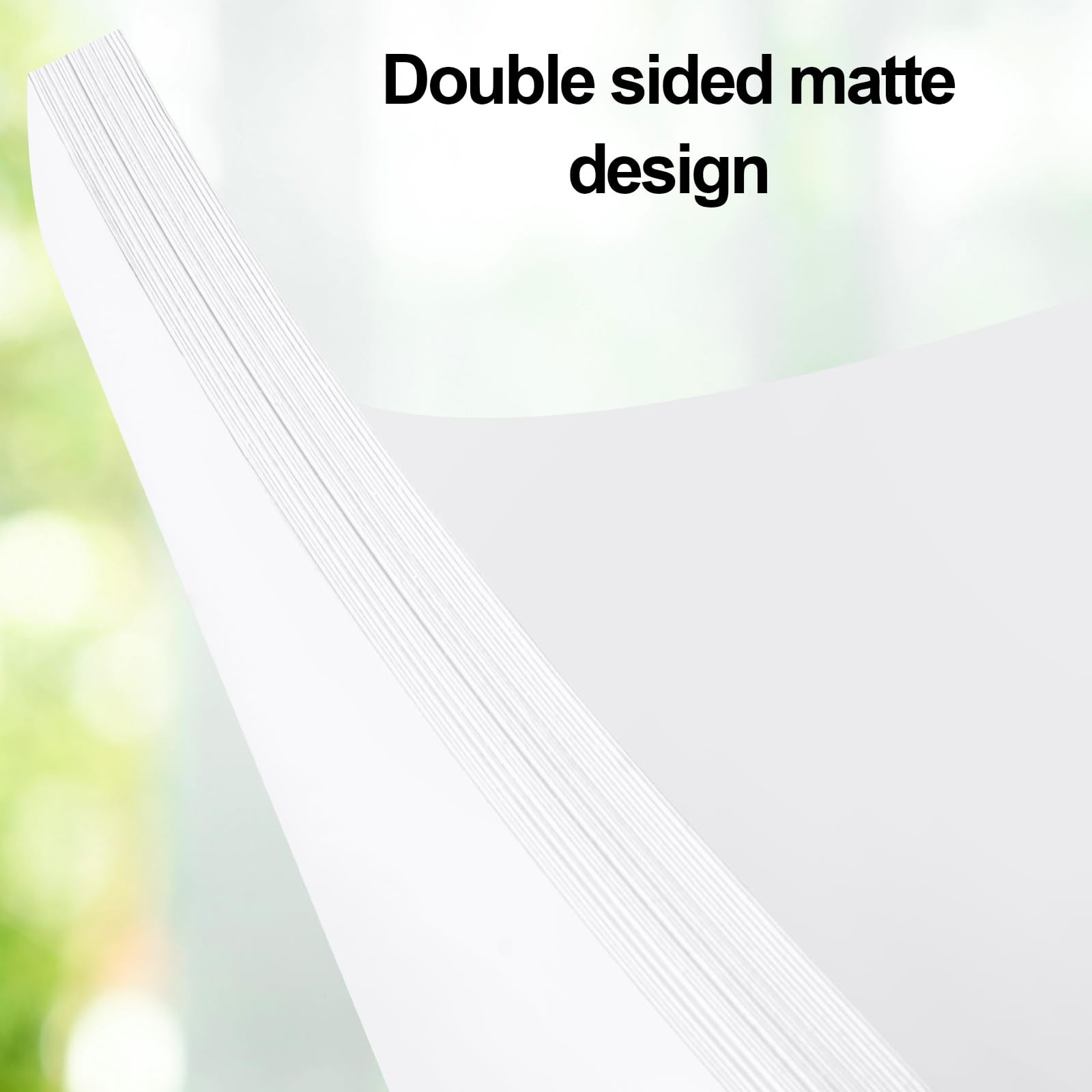 White Cardstock 8.5 x 11, 230gsm Cover Paper, 85 Lb 30P, white
