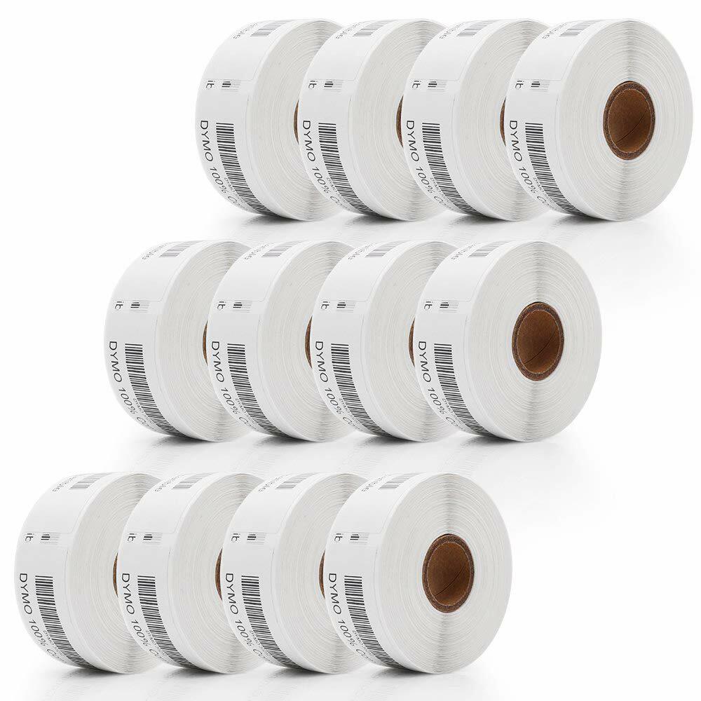 12 Rolls of 350 Address Labels in Mini-Cartons For DYMO® LabelWriters® 30252