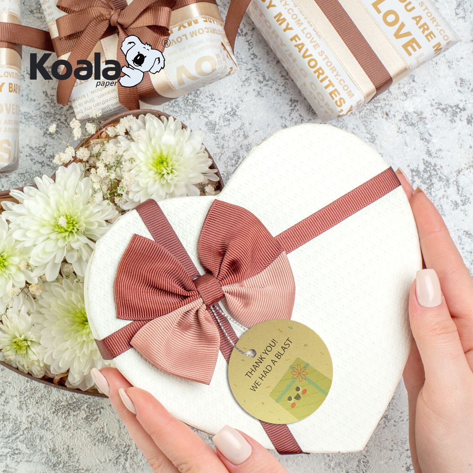 Koala Round Label 2 In Gold Foil Sticker Paper 240-720 Printable Circle Labels