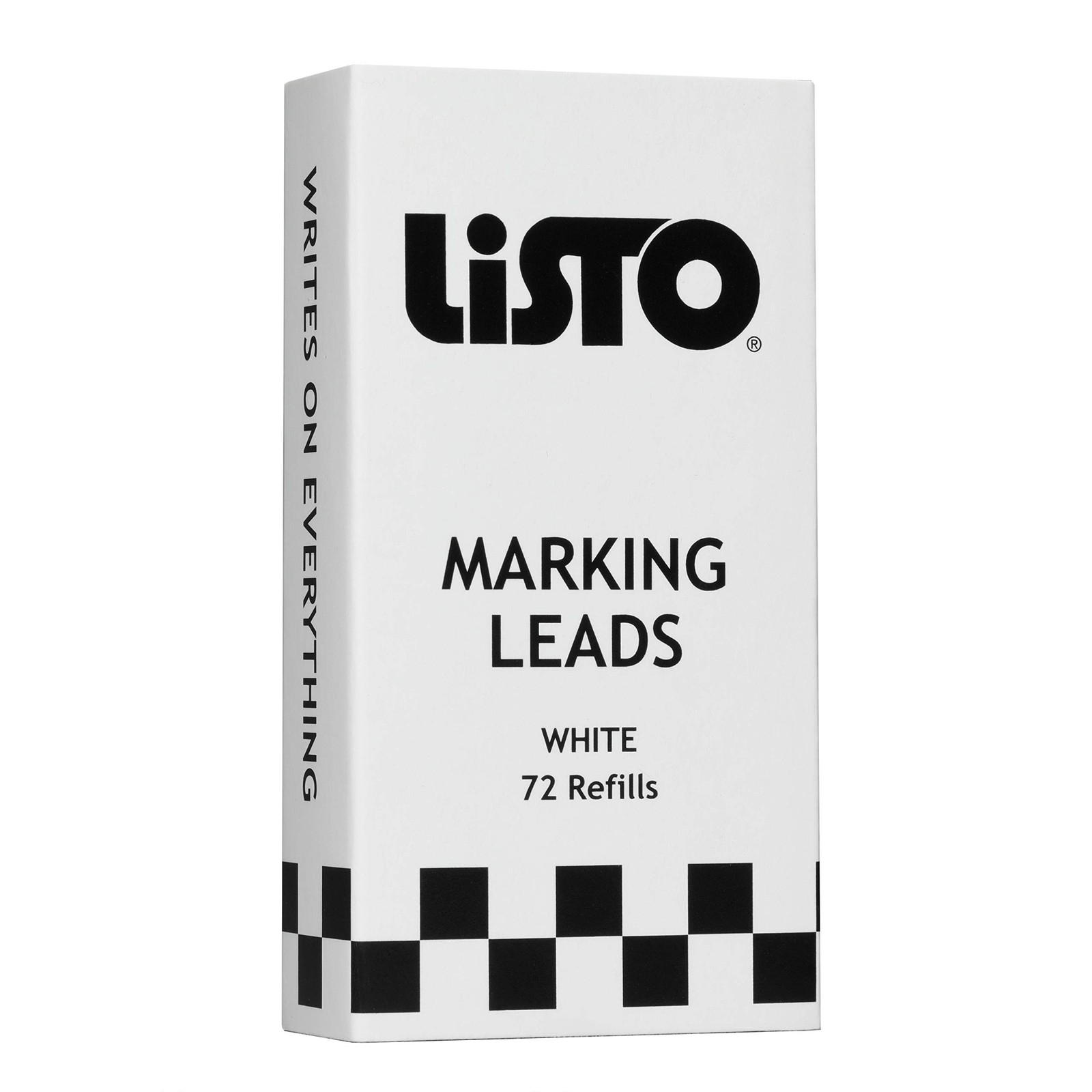 Listo 162 Marking Pencils Refill-White, Box of 72, Grease /China /Wax