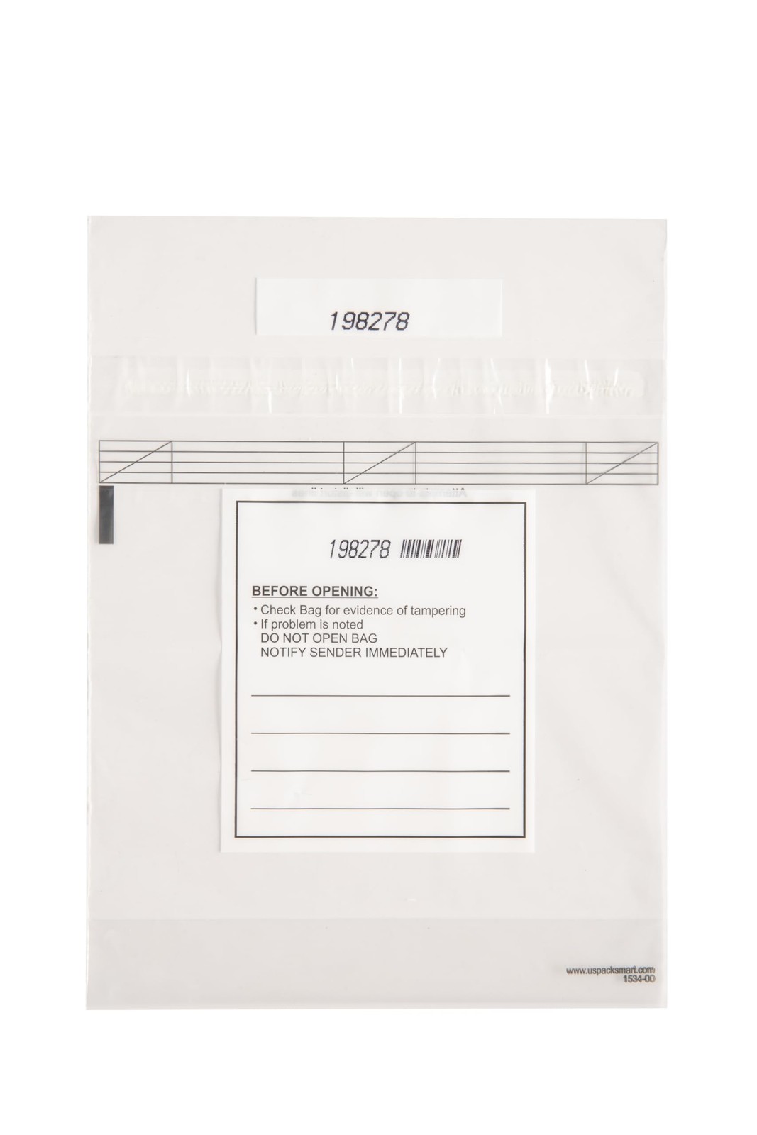 100 PCS Bank Deposit Bags Clear Cash Envelopes Self-Sealing 8.5×8 Inch Pot