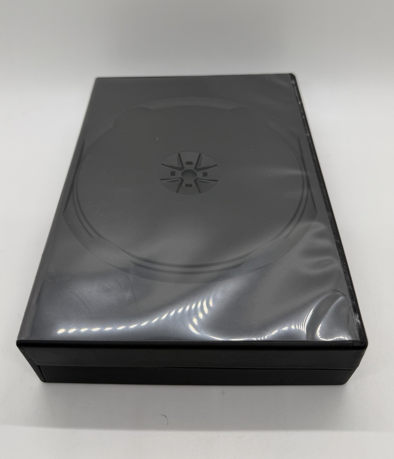 1 NEW TOP QUALITY MULTI-12 DISC DVD CASE, 1.5″ SPINE,BLACK,DH12, FREE SHIPPING