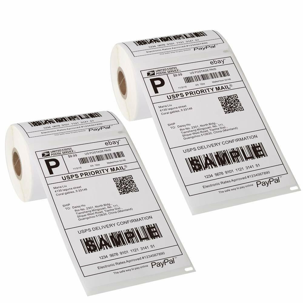 10 Rolls 220 Thermal Shipping Labels 4×6 Compatible 1744907 Dymo 4XL LabelWriter