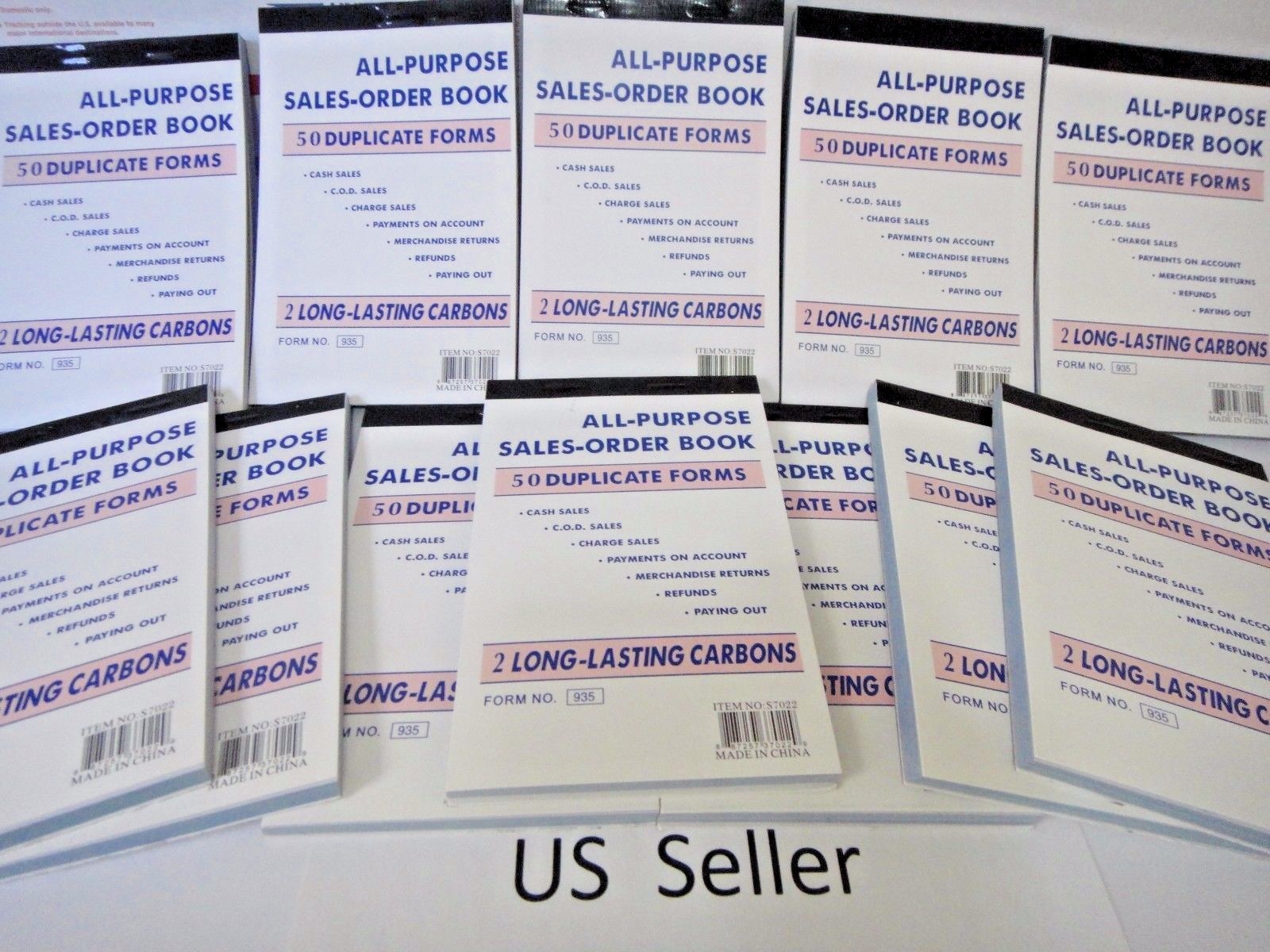 Lot of 100 Sales Order Book Receipt 50 Duplicate Forms Carbon NEW US Seller