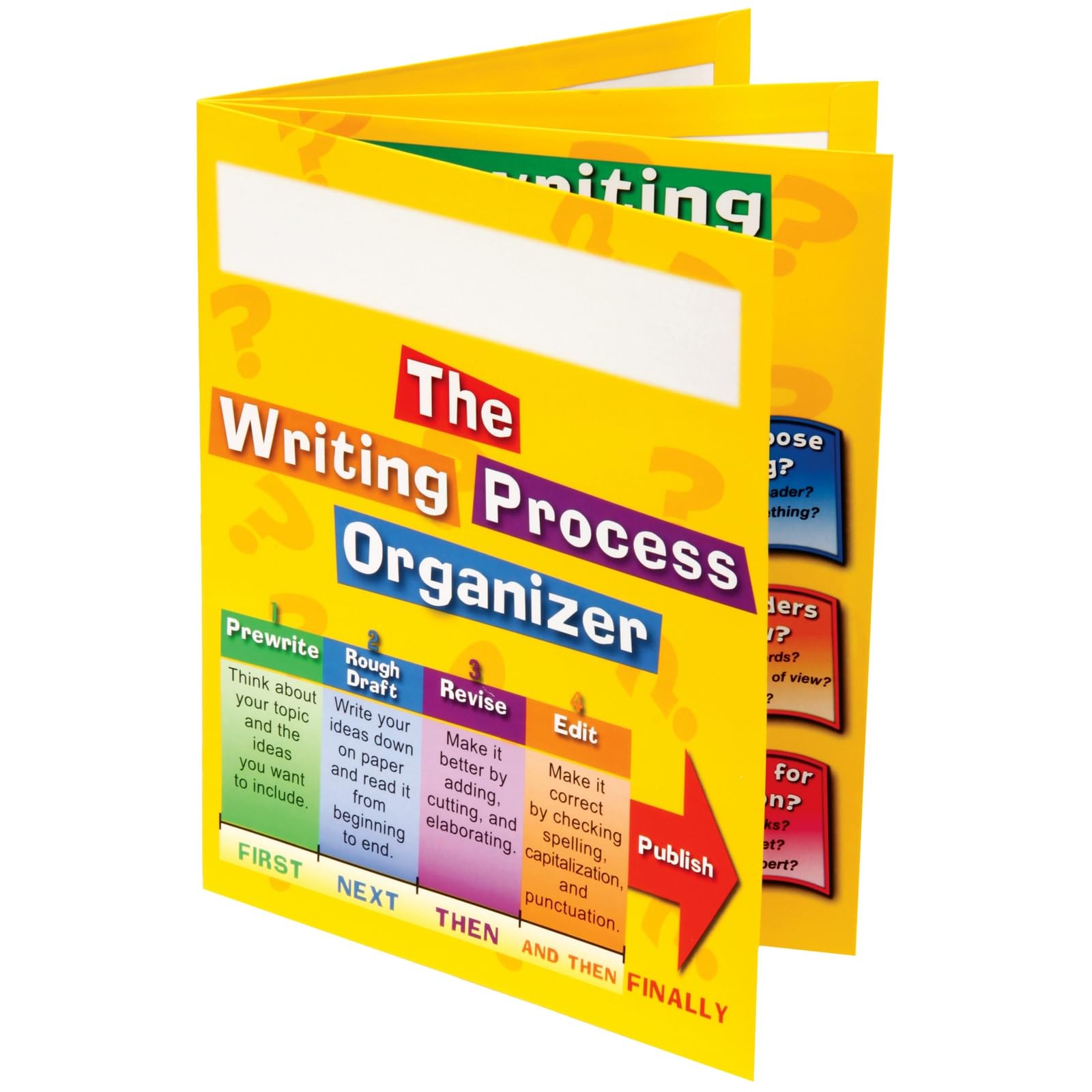 Writing Process 4-Pocket Laminated Student Folders, 9.5″ by 12″ (Set of 12) -…