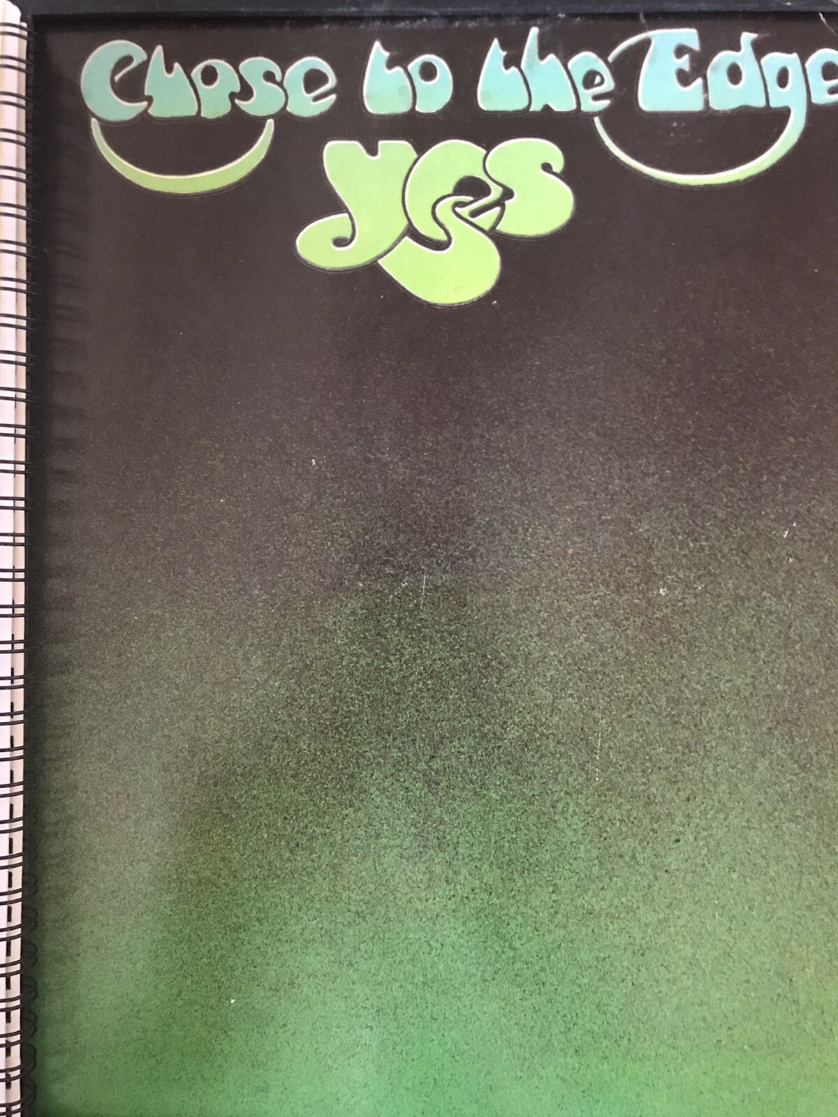 for the Yes – Close To The Edge | 1972 prog fan! Vinyl Album Cover Notebook!!