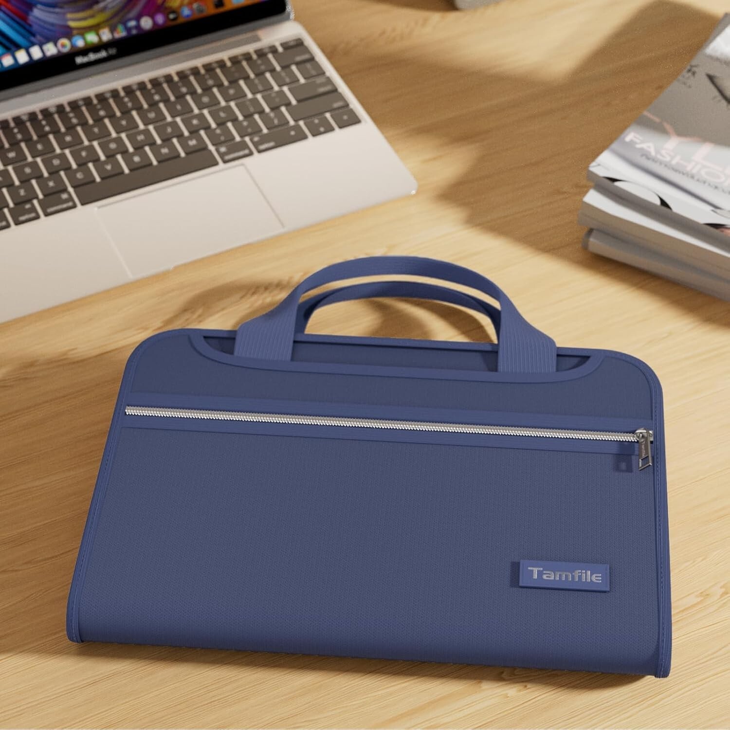 Fireproof Expanding File Organizer with 13 Pockets – Perfect for A4 & Letter