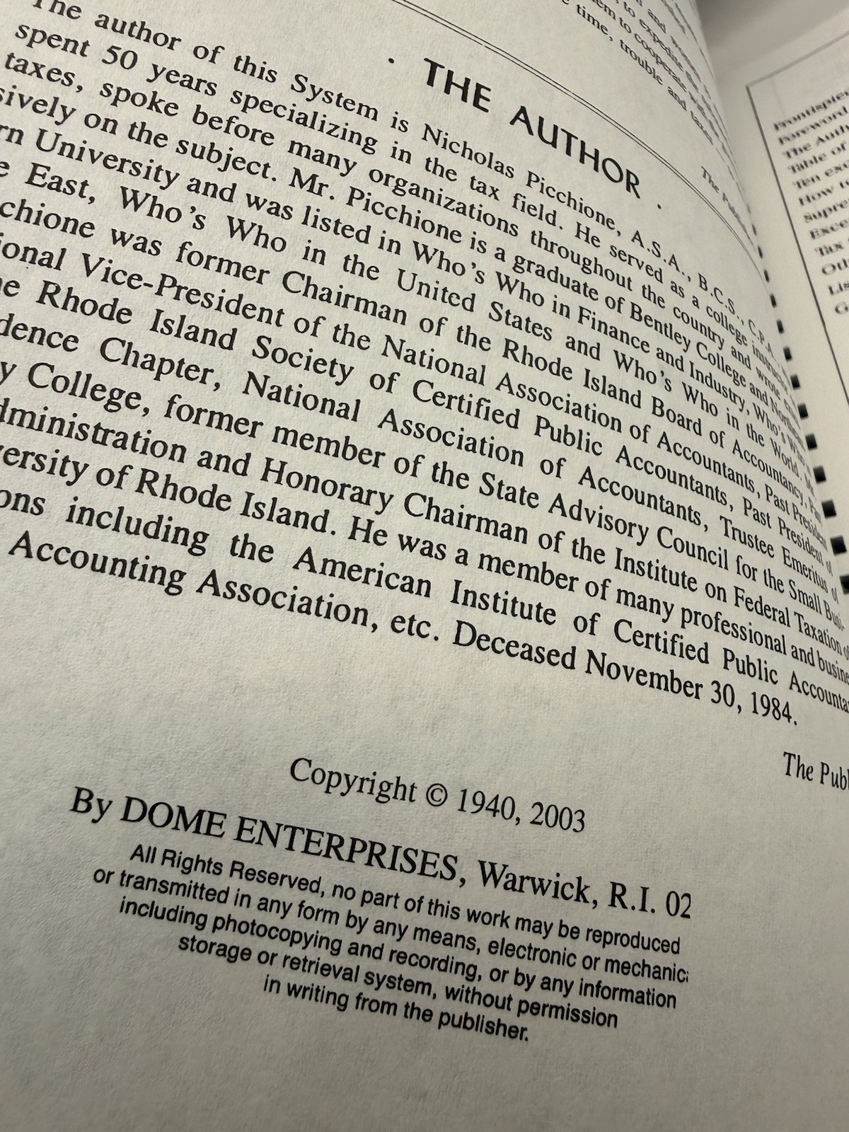 Dome DOM600 Bookkeeping Record Book Weekly 128 Pages 9 x11 Inches not written in