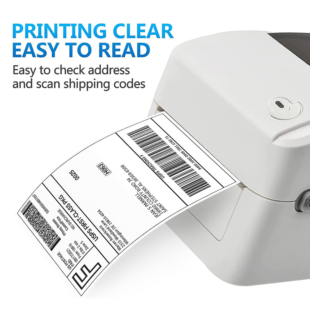 4″ x 6″ Direct Thermal Shipping Labels for Zebra Printers 450 Labels Per Roll US