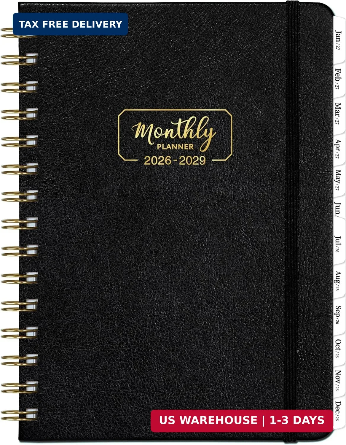 2026-2029 Monthly Planner – 3 Year Monthly Planner 2026-2029, Jul. 2026 – Jun. 2