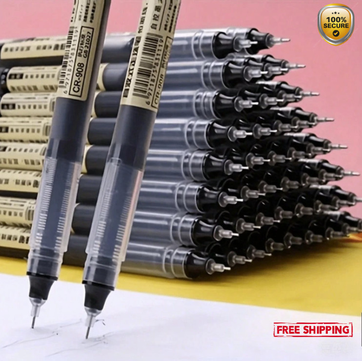 10PCS Fine Tip Gel Pens – Smooth Writing for Office, School & Daily Notes – NEW
