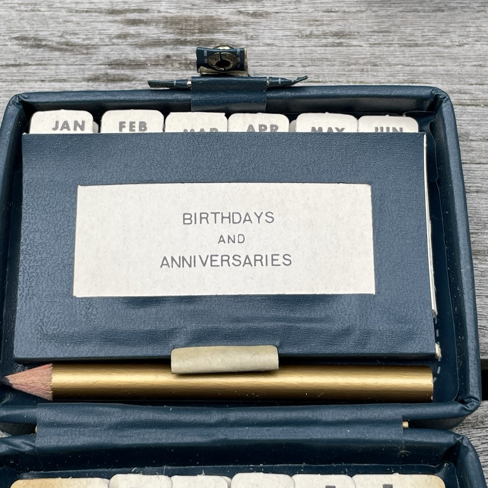 Rare Amico Miniature Suitcase Address Book And Dates File Case Holder Vintage