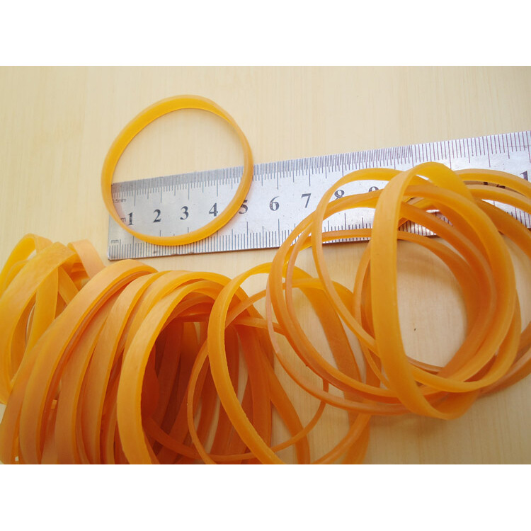 400 pcs Strong Elastic Natural Rubber Bands 1.5mm Thick 50mm Dia 5mm W Stretchy