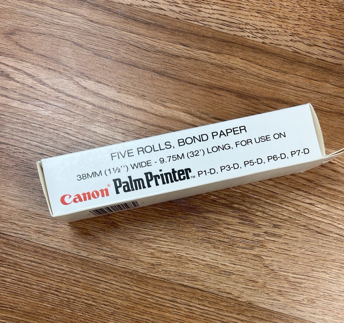 Canon Palm Printer Calculator Paper Rolls Box of 5 Rolls 1.5″ W x 32′ L NEW