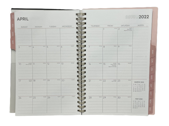2022 Blue Sky Ashlyn Weekly/Monthly Safety Wirebound Planner 5″ x 8″