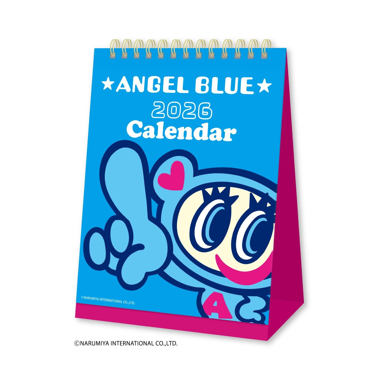 2026 Desk Calendar, Angel Blue, NK4310