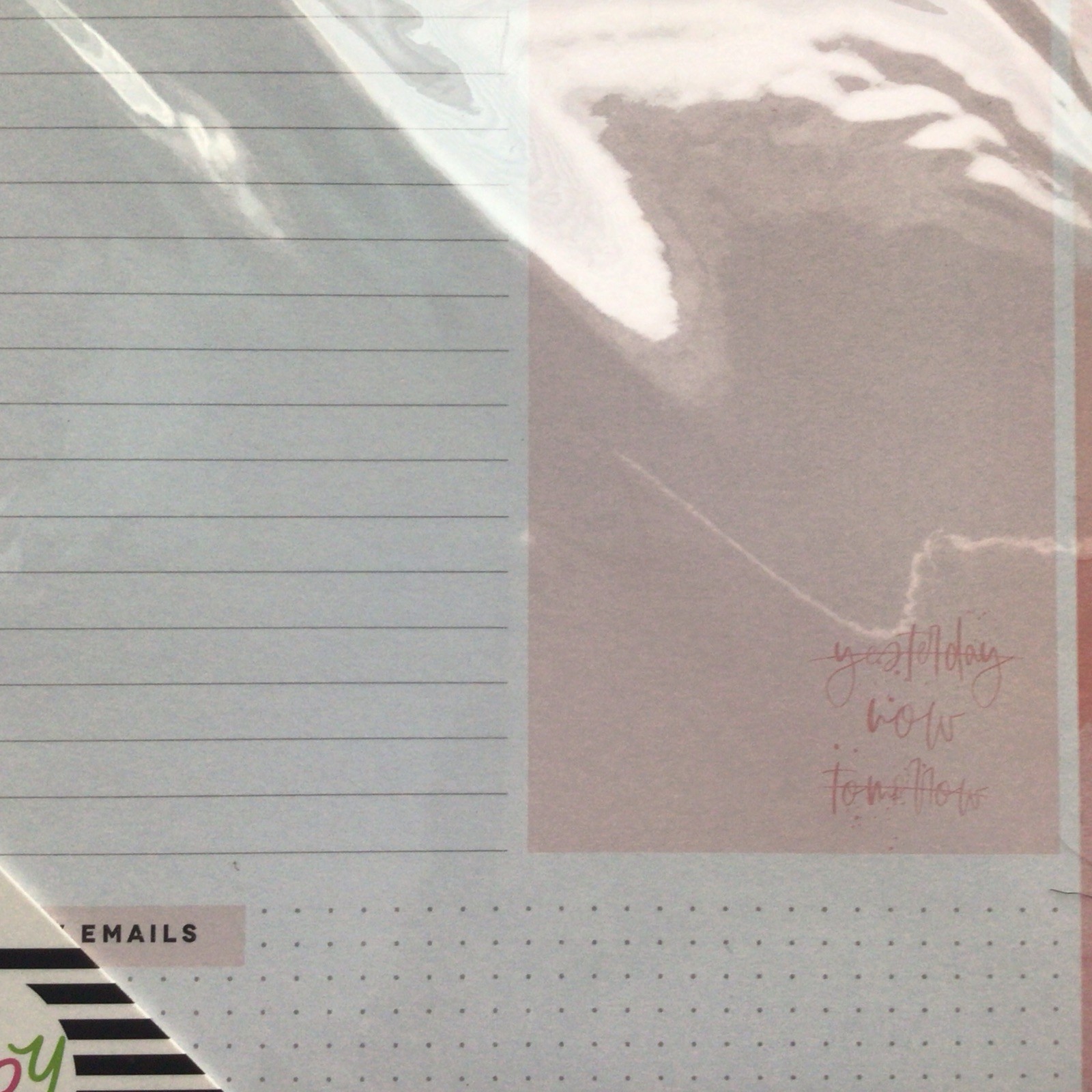 The Happy Planner – Block Pad 100 sheets – 7″x9.25″ -“Today’s To Dos”