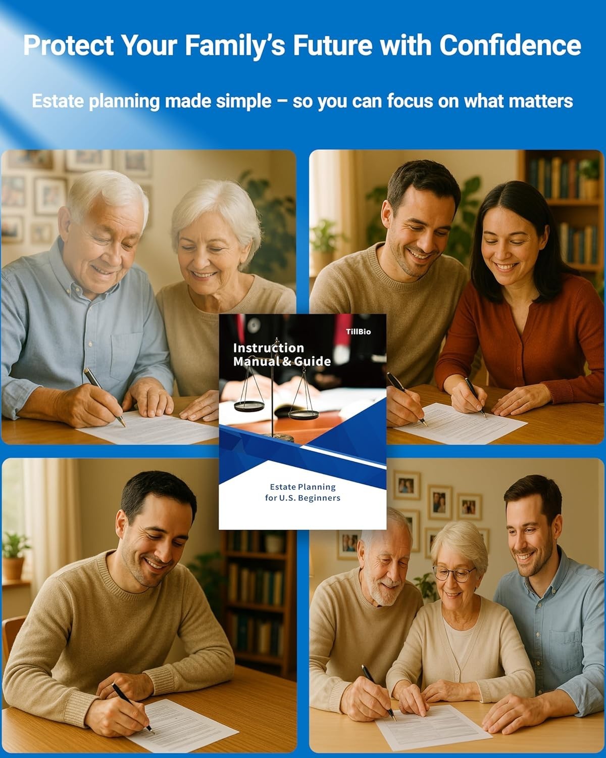 Estate Planning Kit 4-in-1 Lawyer-Prepared Forms Last Will Trust Power of
