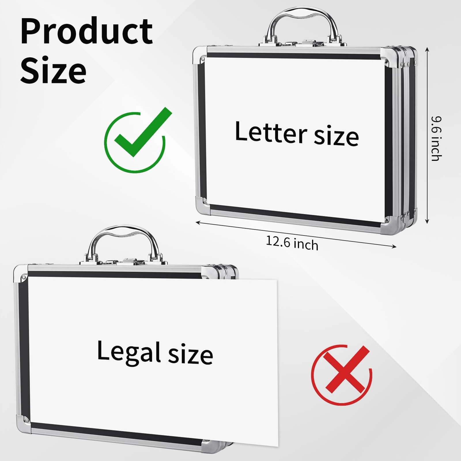 Key Lock Clipboard Storage Box Heavy Duty Clipboard with Storage Metal Locking