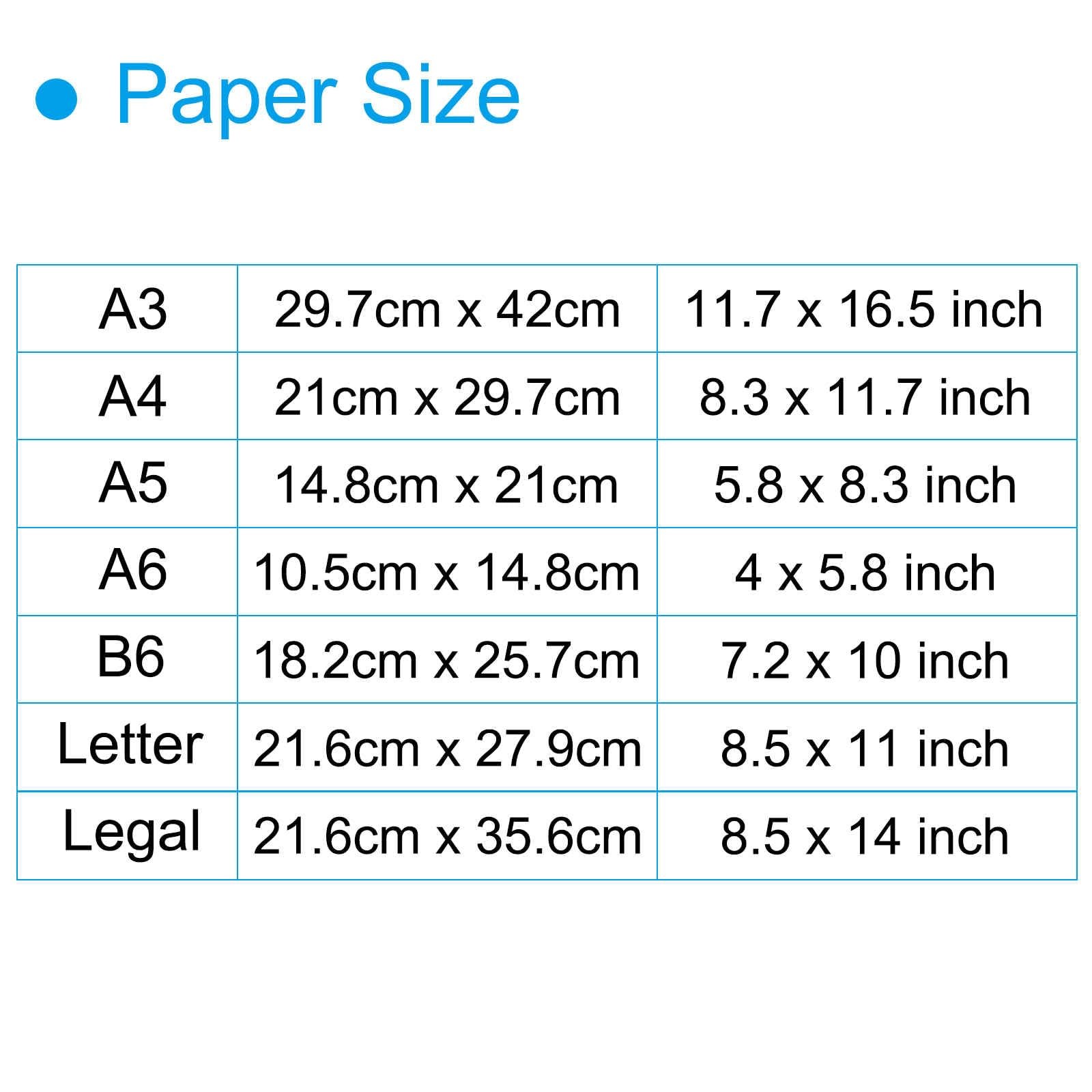 25 Sheets Colored Copy Paper 8.3 x 5.8 Inch Printer Paper 80gsm Pale Blue for…