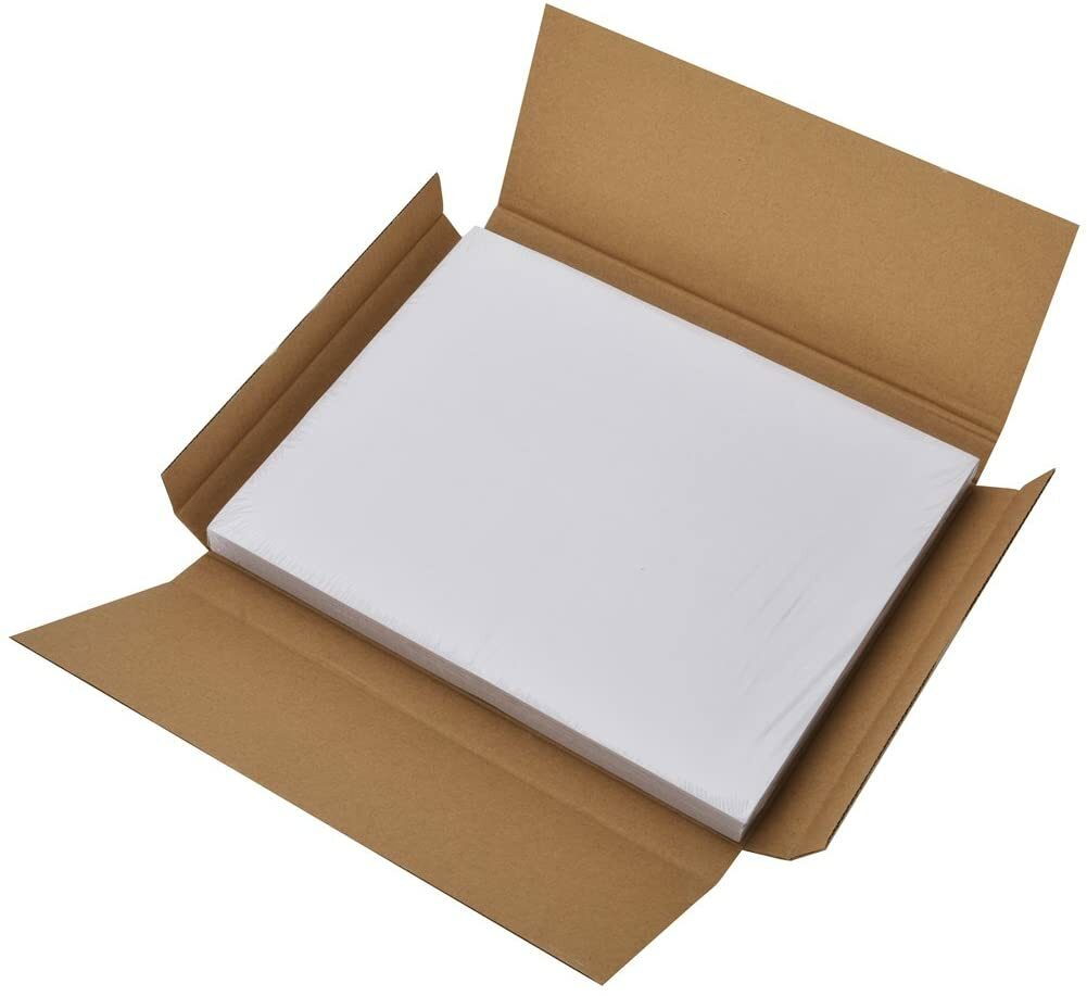 100 Full Sheet Shipping Labels 8.5×11 Self Adhesive Blank Paper for Laser/Inkjet